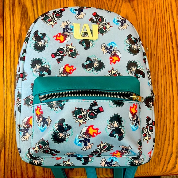 Mini Sac à Dos Loungefly My Hero Academia – Triple Poche Avant – Neuf étiqueté